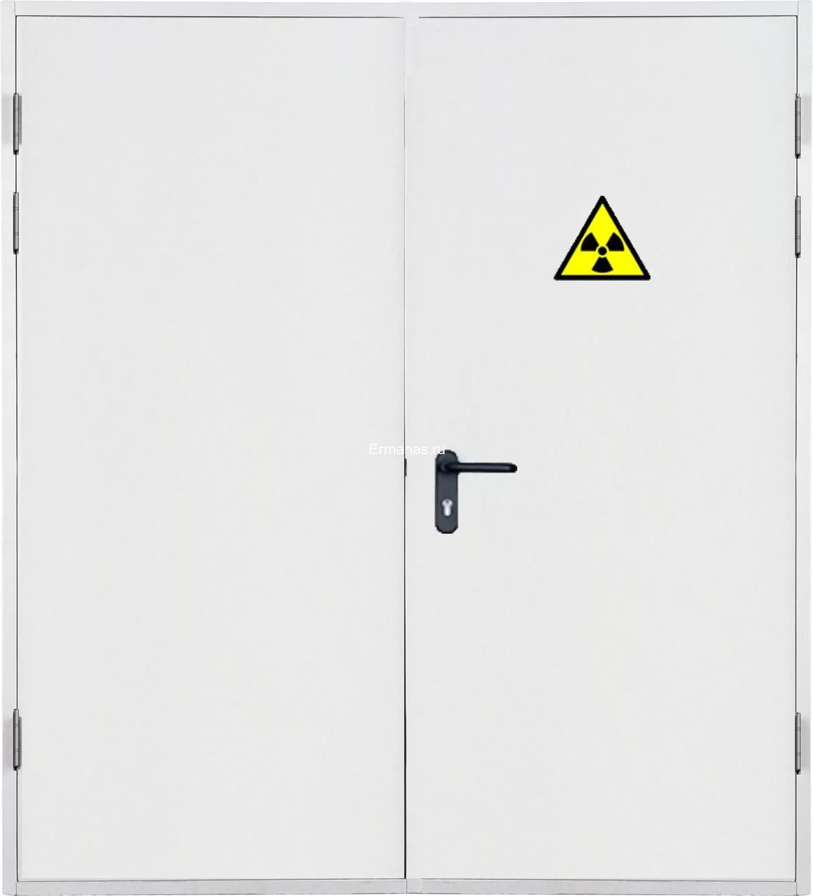 Рентгенозащитная дверь двупольная  (1310-1500)х2050 мм Pb 2 мм ГОСТ 9559-89
