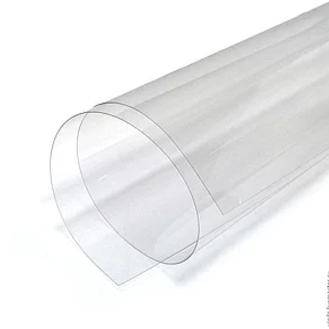 PVC листовой прозрачный 0,5мм (1,22м х 2,44м)